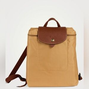 Longchamp Backpack with Signature Foldable Design